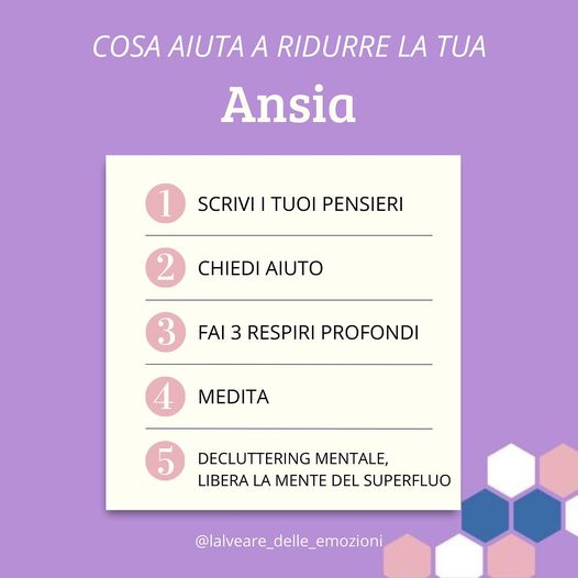 Ridurre gli stati di ansia è un obiettivo importante per il benessere mentale e fisico. L'ansia può influire negativamente sulla nostra qualità di vita, ma ci sono molte strategie che possiamo adottare per affrontarla. Ecco alcune idee utili: